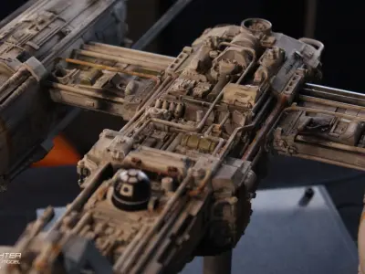 Y-WING GOLD LEADER STUDIO SCALE REPLICA 3D print model