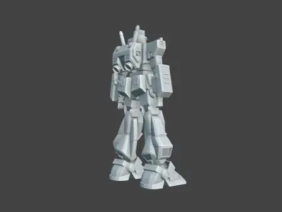 Gundam Alex robot 3d model  3D model