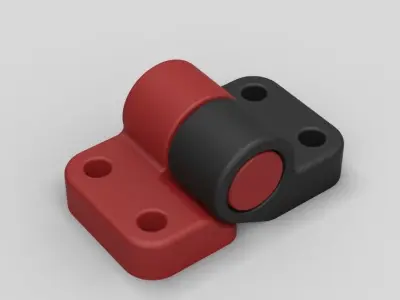 Plastic Hinge Small-Stronger 3D print model