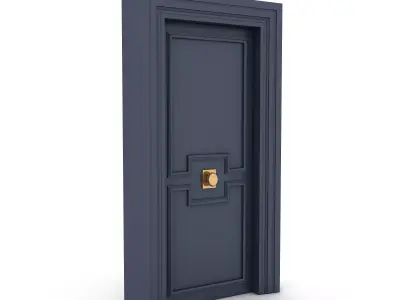 modern door 05 model Low-poly 3D model