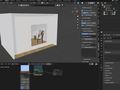 Painting by the Wall 3D model