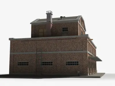 Factory xx29 Low-poly 3D model