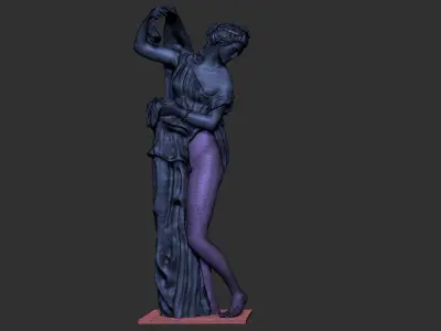 Venus Callipyge not naked  Musee du Louvre 3D print model