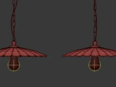 Hanging lamp 2 in 1 LOFT HOUSE P-96 P-96-1 3D model