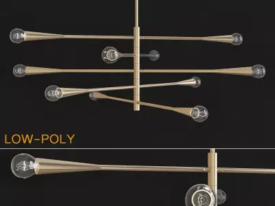 Suspendu KAIA NUEVO low poly 3d model Low-poly 3D model