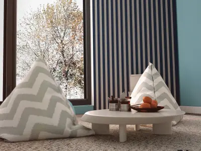 Boys Bedroom Design  3D model