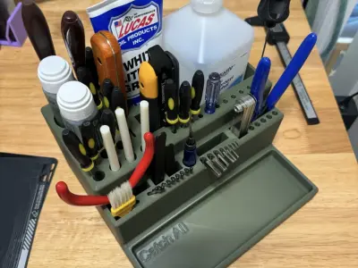 3d tool add-on tool organizer Free 3D print model