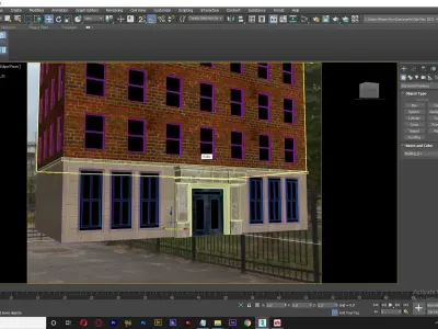 Building 01 Low-poly 3D model