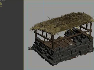 straw house 3D model