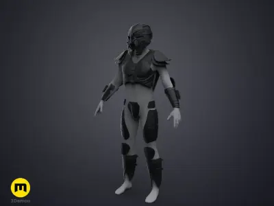 Kull Warrior Set- Stargate 3D print model