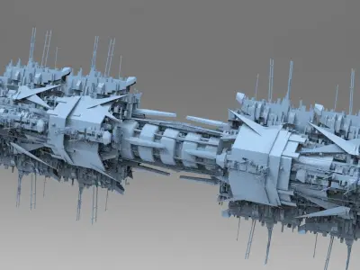 Plasma Tower charged 2  3D model