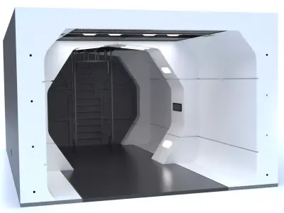 The Mandalorian - Rebel Prison Ship 2 - Small Hallway 1-18 scale 3D print model