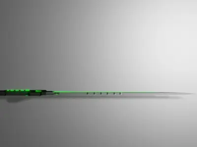 Sword with lights Free 3D model