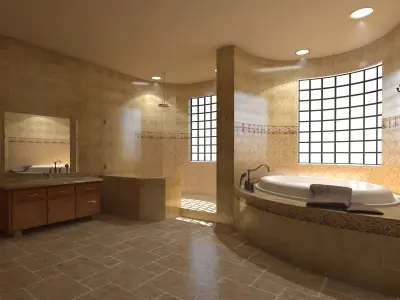 Bathroom 25 3D model