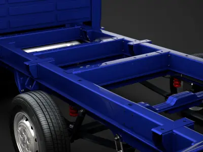 Citroen Jumper Relay Chassis Truck Crew Cab 4035XL WB 2020 3D model