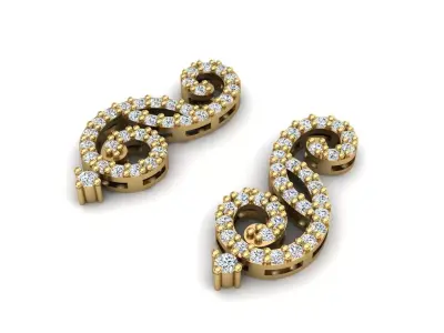 Earring 005 3D print model