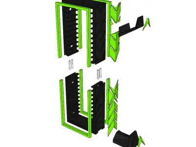 Game organizer CrossArrow Free 3D print model