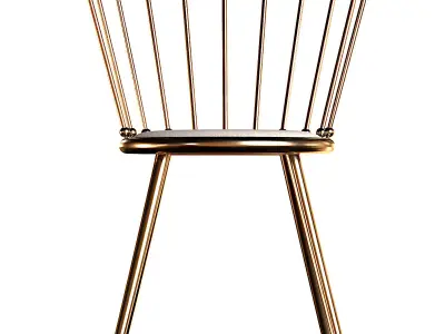 URORA IRON BACK CHAIR 3D model