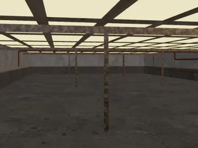 Warehouse Free low-poly 3D model