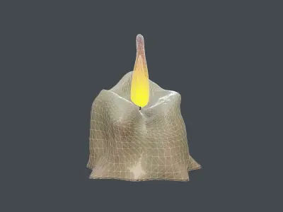 PROP-001 Candle Free low-poly 3D model