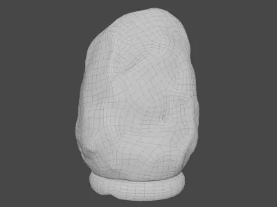 Himalayan Salt Lamp Low-poly 3D model