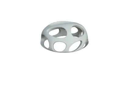 SciFi Cube Object No 54354 Low Poly Shape Low-poly 3D model