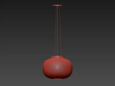Strand Pendant Lamp Muuto 3D model