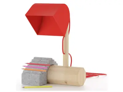 Table lamp for children Free 3D model