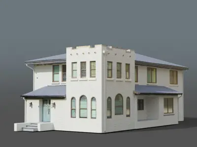 BG Buildings - vol 1 Low-poly 3D model