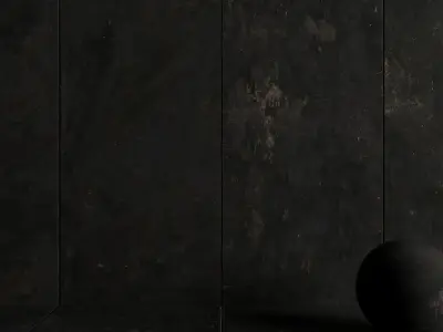 Stone Wall Tiles Troia Black 120x270 Texture