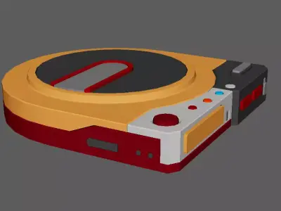 CD Player Low-poly 3D model