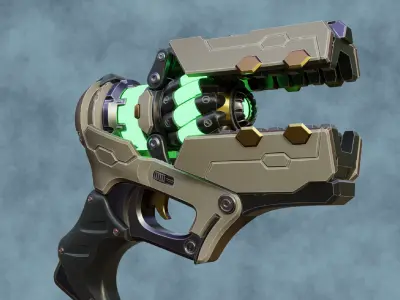 Si Fi Hulk Bruce Banner Gamma Ray Marvel Rivals 3D print model