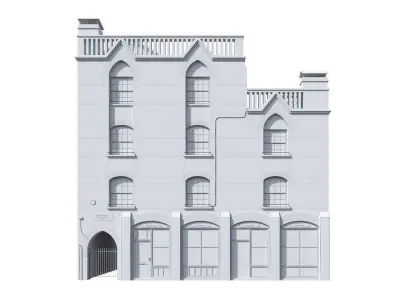 Building at old church st 45 London 3D model 3D model