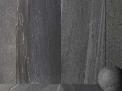 Stone Wall Tiles Santorini Grey 120x270 Set 1 Texture