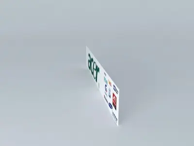 acer billboard  Free 3D model