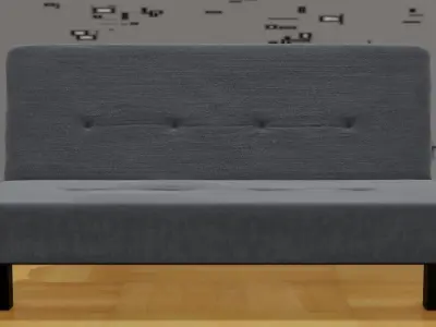 BALKARP Sleeper sofa 3D model