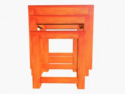  Tabel Free low-poly 3D model