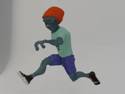 Alien LP Low-poly 3D model