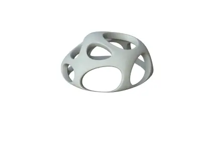 SciFi Cube Object No 53991 Low Poly Shape Low-poly 3D model