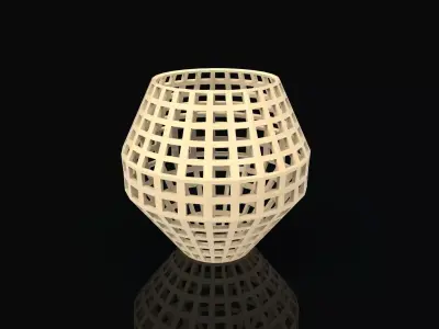Artistic Lamp B Free 3D print model