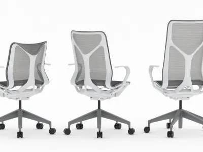 Herman Miller Cosm Chair Set 3D model