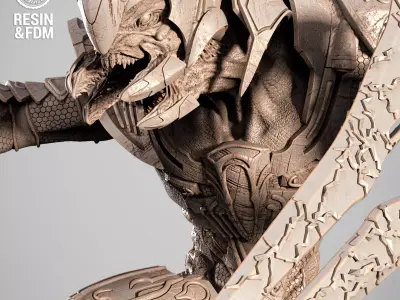 Wicked Video Games Arbiter Sculpture 3D print model