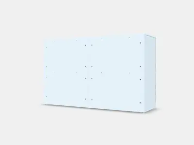 NORDLI chest of drawers with 8 drawers Low-poly 3D model