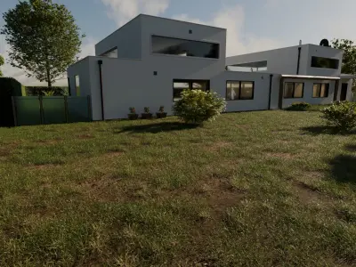 Architectural House 3D model