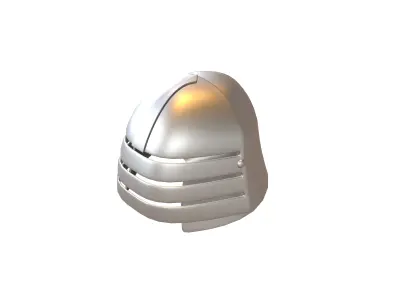 War Helmet V1 001 Low-poly 3D model