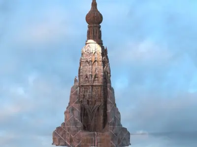 Al Khali Titan rocks 2 3D model