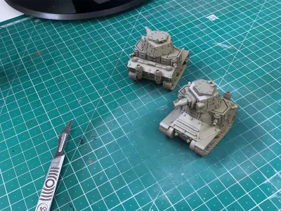WW2 American M2 Medium Grot Tank  3D print model