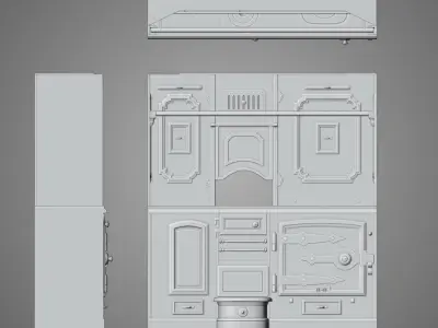 The Kelvin kitchen range - 3D printing 3D print model