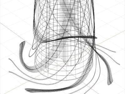 Future building Tower City 2 3D model
