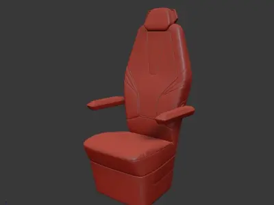 Sci-Fi Chair Set 3D model